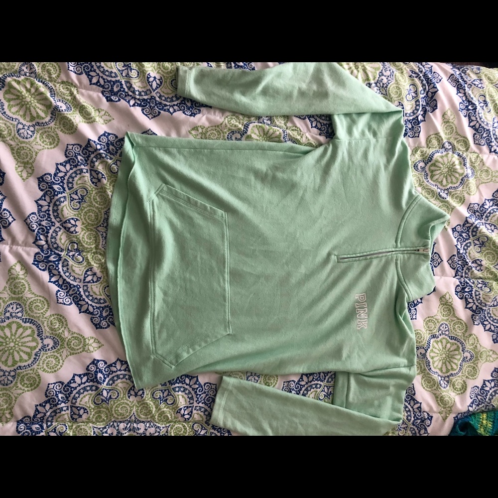 Victoria secret pink quarter zip